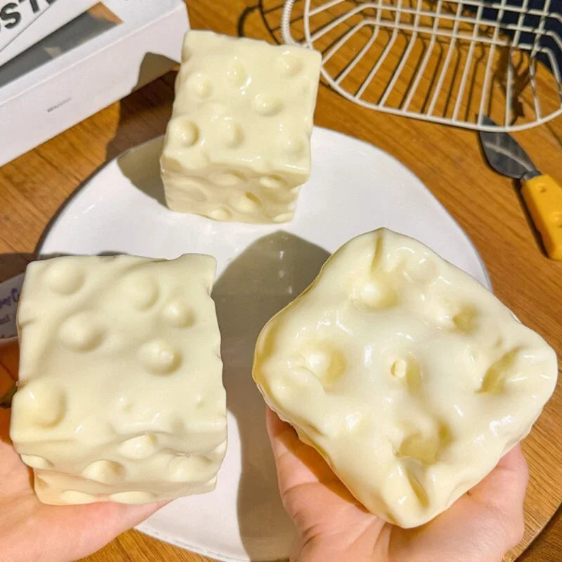 Zero Rebound Cheese Cube Squish