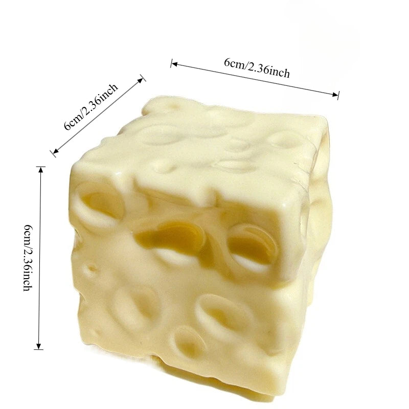 Zero Rebound Cheese Cube Squish